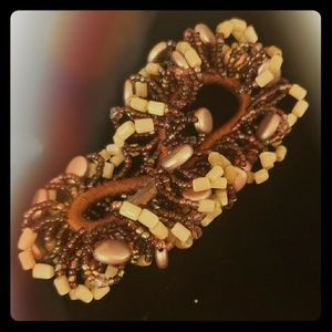 Vintage Mother of Pearl Bead Bracelet